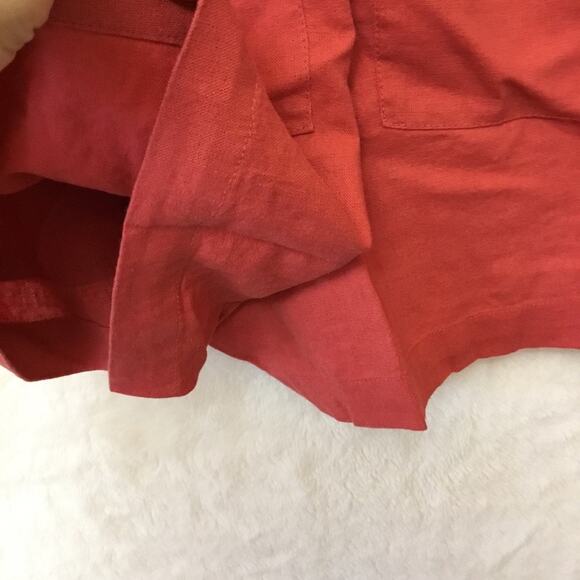 GAP Factory Orange Desert Flower Pull-On Utility Shorts - Picture 13 of 14